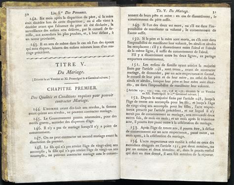 Le Code Civil Des Français De 1804