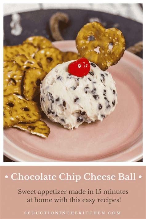 Chocolate Chip Cheese Ball Absolutely Fantastic Appetizer