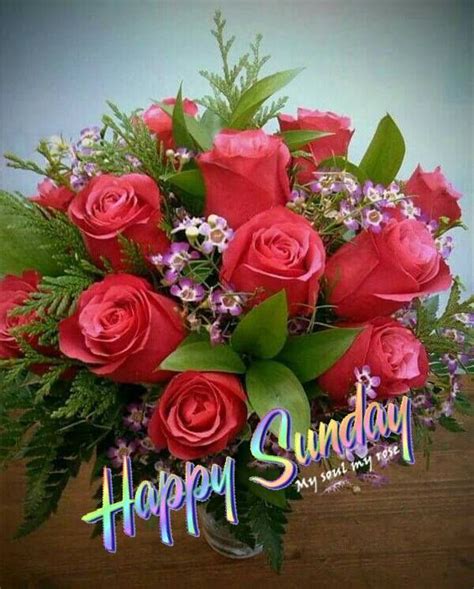 Happy Sunday Flowers For Her Morning Kindness Quotes