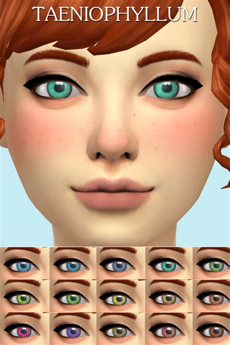 Sims 4 Maxis Match Eye Colors