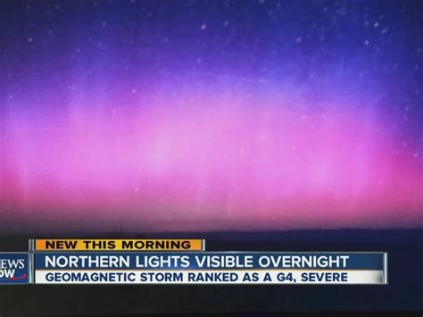 Northern Lights Over Colorado Aurora Borealis Appears Over Aurora