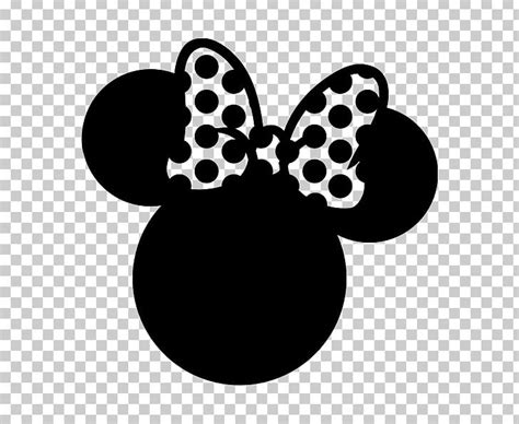 Minnie Mouse Mickey Mouse Logo Png Clipart Black Black And White