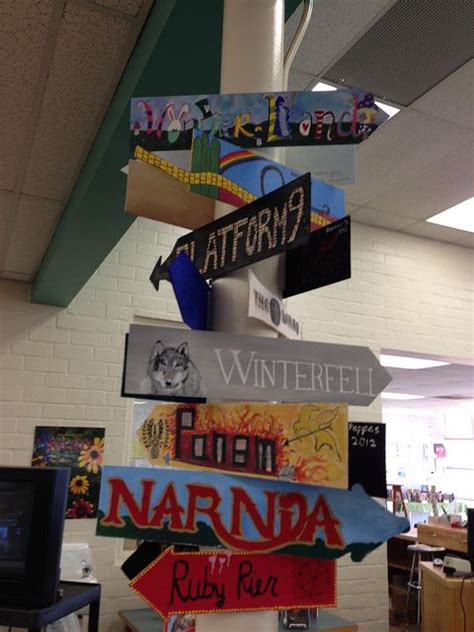 Book Places Sign By Mira Costa High School Library Inspired By Other
