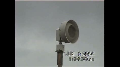 Federal Signal 508 128 Siren Test La Crosse Wi 6 6 2022 Youtube