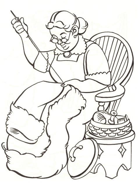 Claus is the wife of santa claus. 1000+ images about Coloring pages on Pinterest | Coloring ...