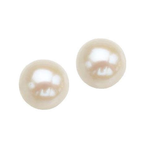 Honora 8mm White Cultured Pearl Stud Earrings14k Yellow Gold 182