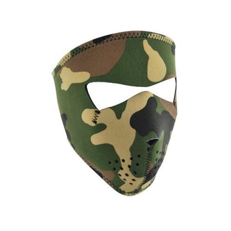 Zanheadgear Neoprene Face Mask Woodland Camouflage Small More Info