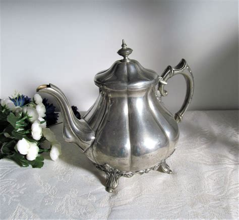 Victorian Metal Teapot James Dixon And Sons Sheffield England