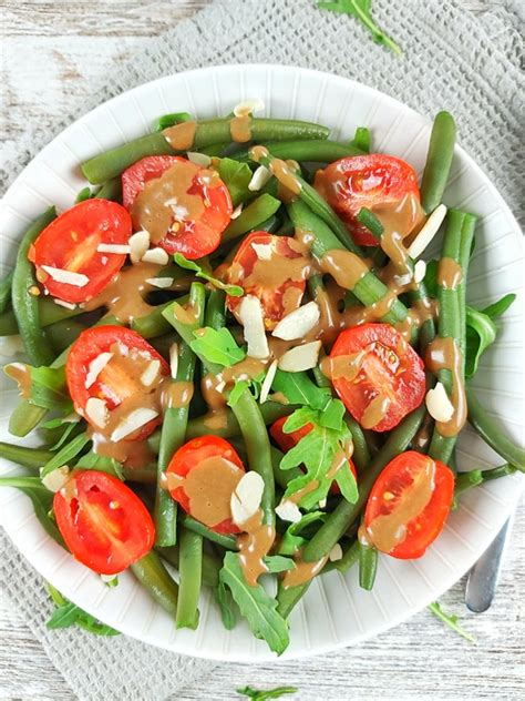 Green Bean And Tomato Salad Low Carb Gluten Free And Vegan Recipe