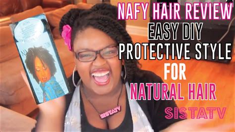 Nafy Afro Puffy Fluffly Twist Hair And Hattache Review Easy Protective Style For Natural Hair