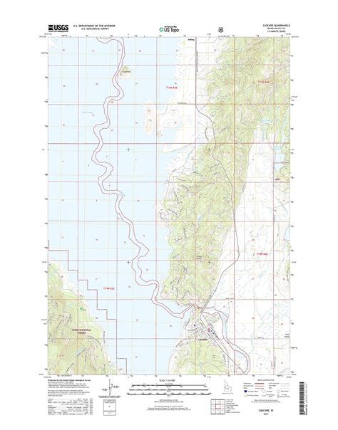 Mytopo Cascade Idaho Usgs Quad Topo Map