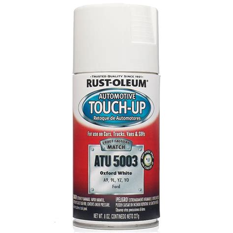 Rust Oleum Automotive 8 Oz Oxford White Auto Touch Up Spray 6 Pack