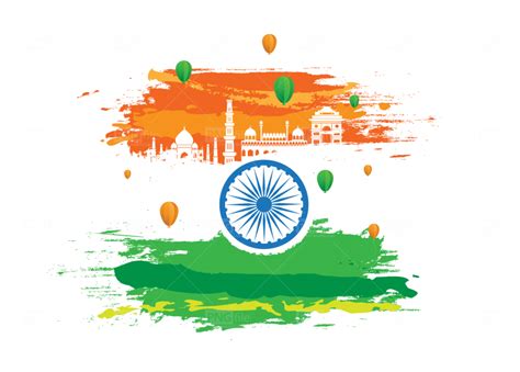 Happy Republic Day India Calligraphy Brush Effect Download Png Image