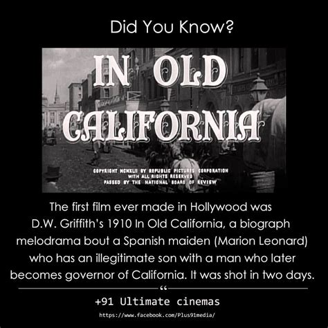 In Old California The First Hollywood Film And Its Legacy