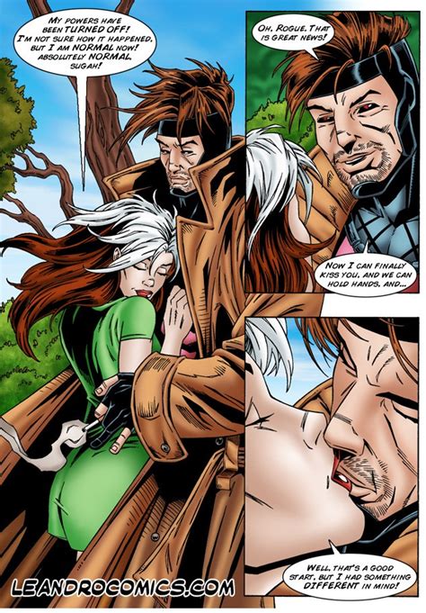 Rogue And Gambit Mutant Sex Superhero Manga Pictures