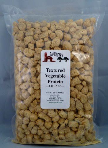 Organic Meat Online Textured Vegetable Protein Chunks 1 Lb
