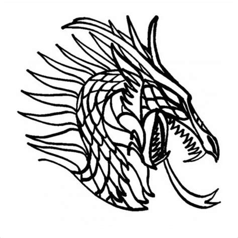Fierce Dragon Coloring Pages Coloring Pages