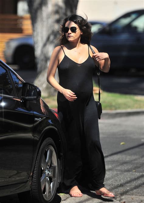Pregnant Mila Kunis Out And About In Los Angeles Hawtcelebs