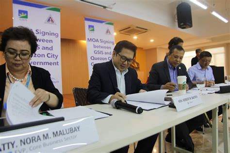 GSIS, QC local gov't ink MOA to benefit more than 8,000 ...