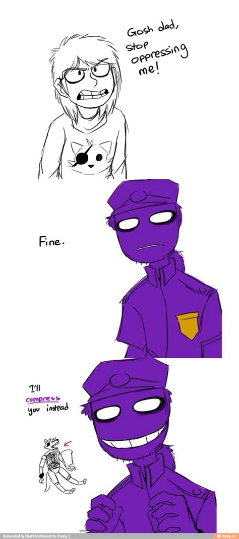 Rebornica Fnaf Fnaf 1 Anime Fnaf Purple Guy Five Nights At Freddys