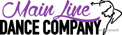 Main Line Dance Company Logo Sticker Stickers By Laurrenpowell