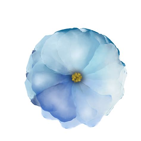 Blue Flower Watercolor Painting Free Image On Pixabay