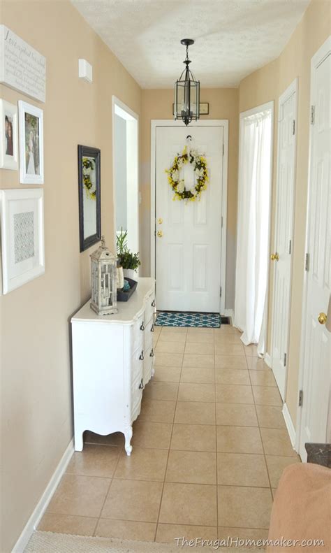 Entryway Before And After Beige To Greige With Behr Paint