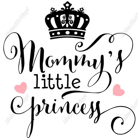 Design Free Mommys Little Princess Svg Files Linkedgo Vinyl