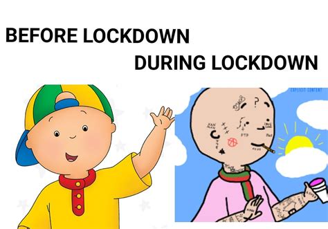 Before And After Caillou Meme By Slapstick Memedroid