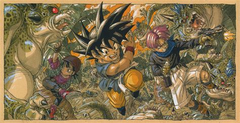 Original Illustration Dragon Ball Gt Tv Series 03 Dragon Ball Art