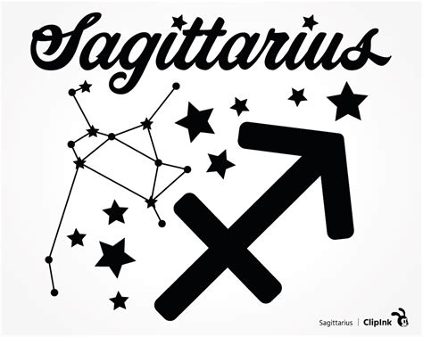 Sagittarius Svg Astrology Zodiac Sign Svg Png Eps Dxf Pdf Clipink