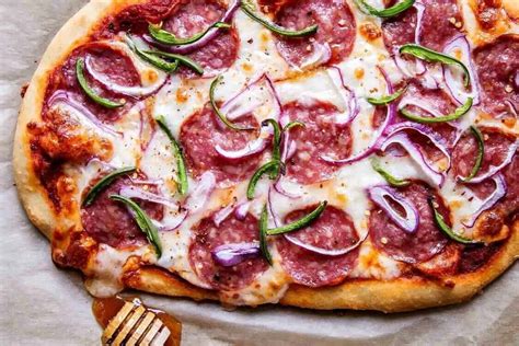 Easy Pizza With Salami And Mushrooms World News