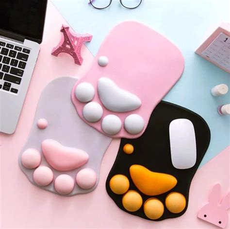Maybe you would like to learn more about one of these? Cat paw mouse pad | nyxycat | Kawaii room, Gamer room ...