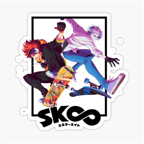 Sk8 The Infinity Reki And Ranga Yellow Sticker Sticker For Sale By