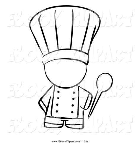 Traditionally, a chef is represented by a man. Images For > Cooking Clipart Black And White | Cooking ...