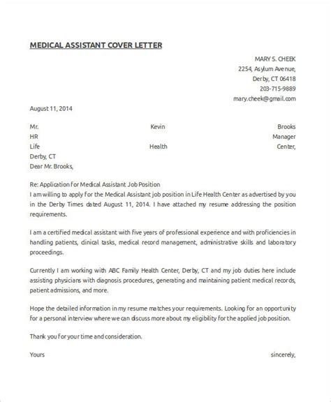 Maybe you would like to learn more about one of these? How You Write Medical Assistant Cover Letter with No ...