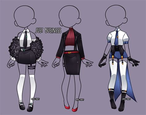 Just Business Outfit Adopt Close By Miss Trinity On Deviantart