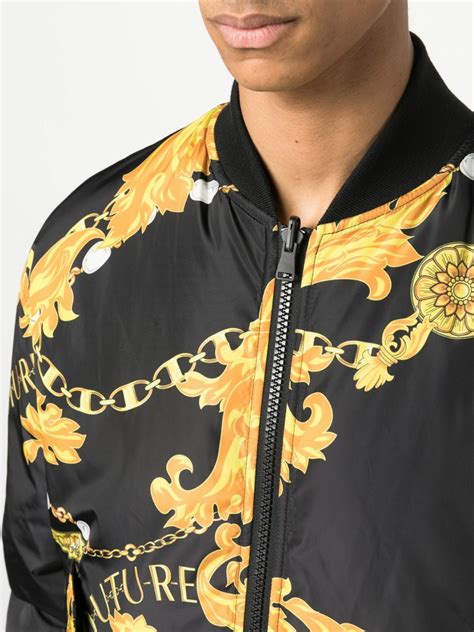 Versace Jeans Couture Reversible Jacket With Print Versace