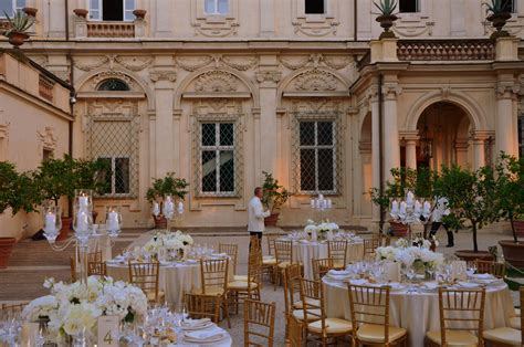 This banquet hall wedding venue is. A Wedding On Gianicolo Hill : The Peerless Villa Aurelia