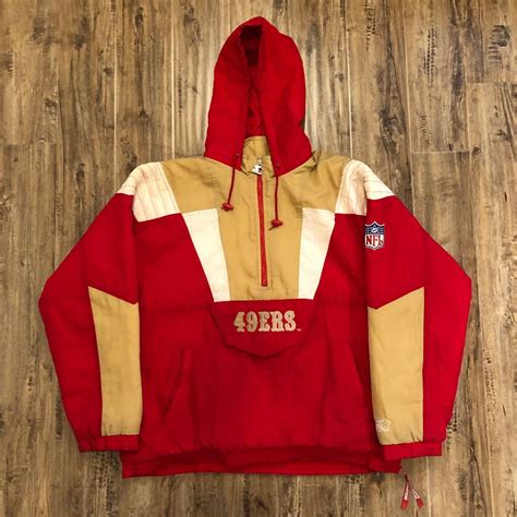 Vintage Vintage 90s San Francisco 49ers Starter Pullover Jacket Grailed