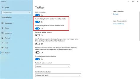 How To Hide The Taskbar In Windows 10 Techengage