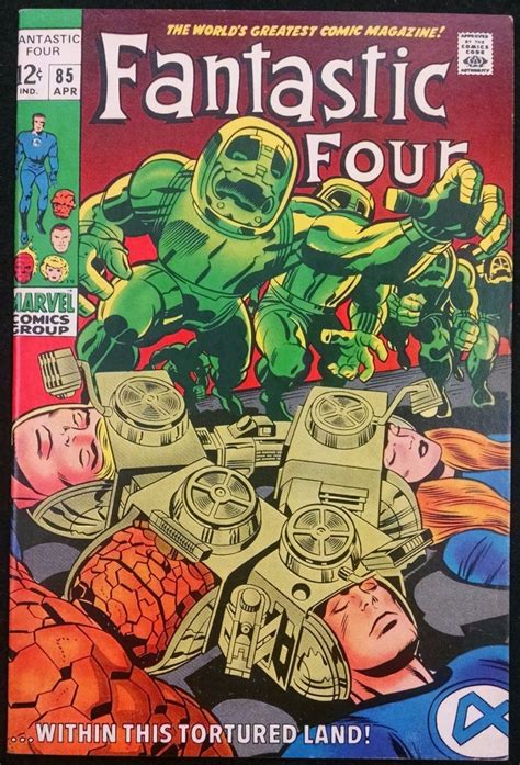 Fantastic Four 85 Vfnm Dr Doom Appearance Silver Age Comics