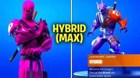 How To Get Max Hybrid Skin In Fortnite Season 8 Unlock Hybrid Stages Free Rewards Youtube