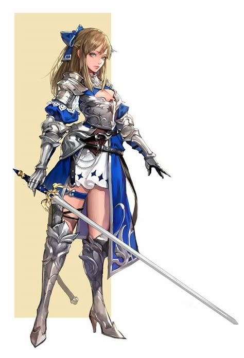 Anime Female Knight Armor See Woman Knight Armor Stock Images