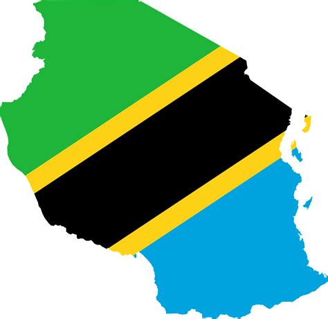 The Tanzania Flag Along With Tanganyika And Zanzibar — Young Pioneer Tours