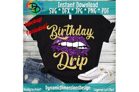 Download Birthday Squad Svg, Birthday Drip Svg, Birthday Drip ...