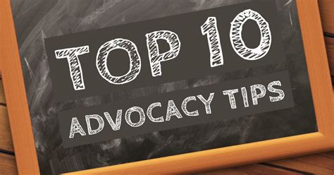 Top 10 Advocacy Tips Aesa