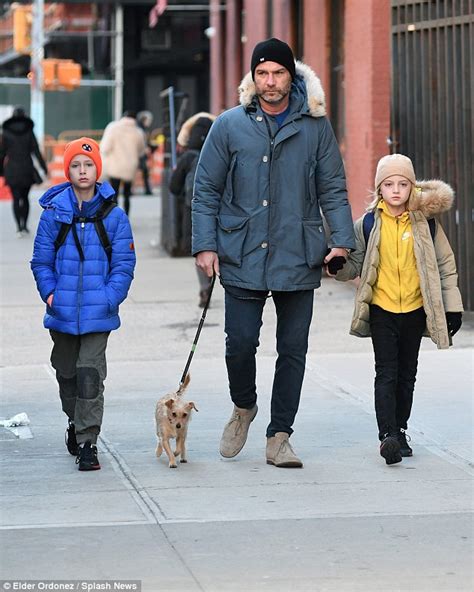 Liev Schreiber Spends Quality Time With Sons Alexander And Samuel