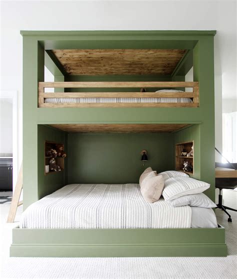 Built In Bunk Bed Reveal And Plan Plank And Pillow