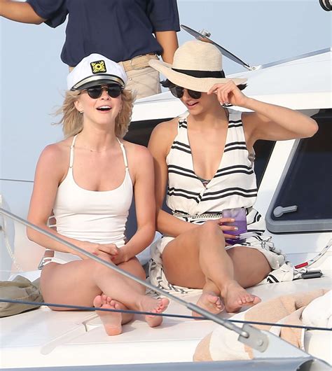 Julianne Hough And Nina Dobrev In Bikini At Yacht 39 GotCeleb